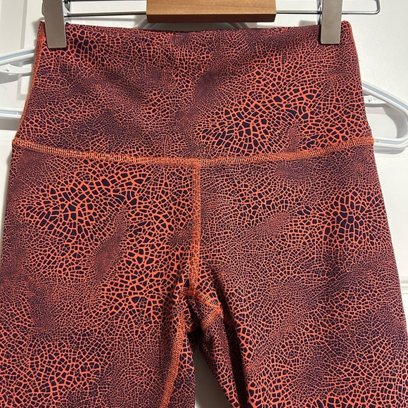 Lululemon Wunder Train HR Size 4 Orange Crackle Glaze - Picture 3 of 4